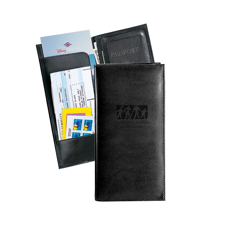 Visa Travel Passport Wallet Case (Black)