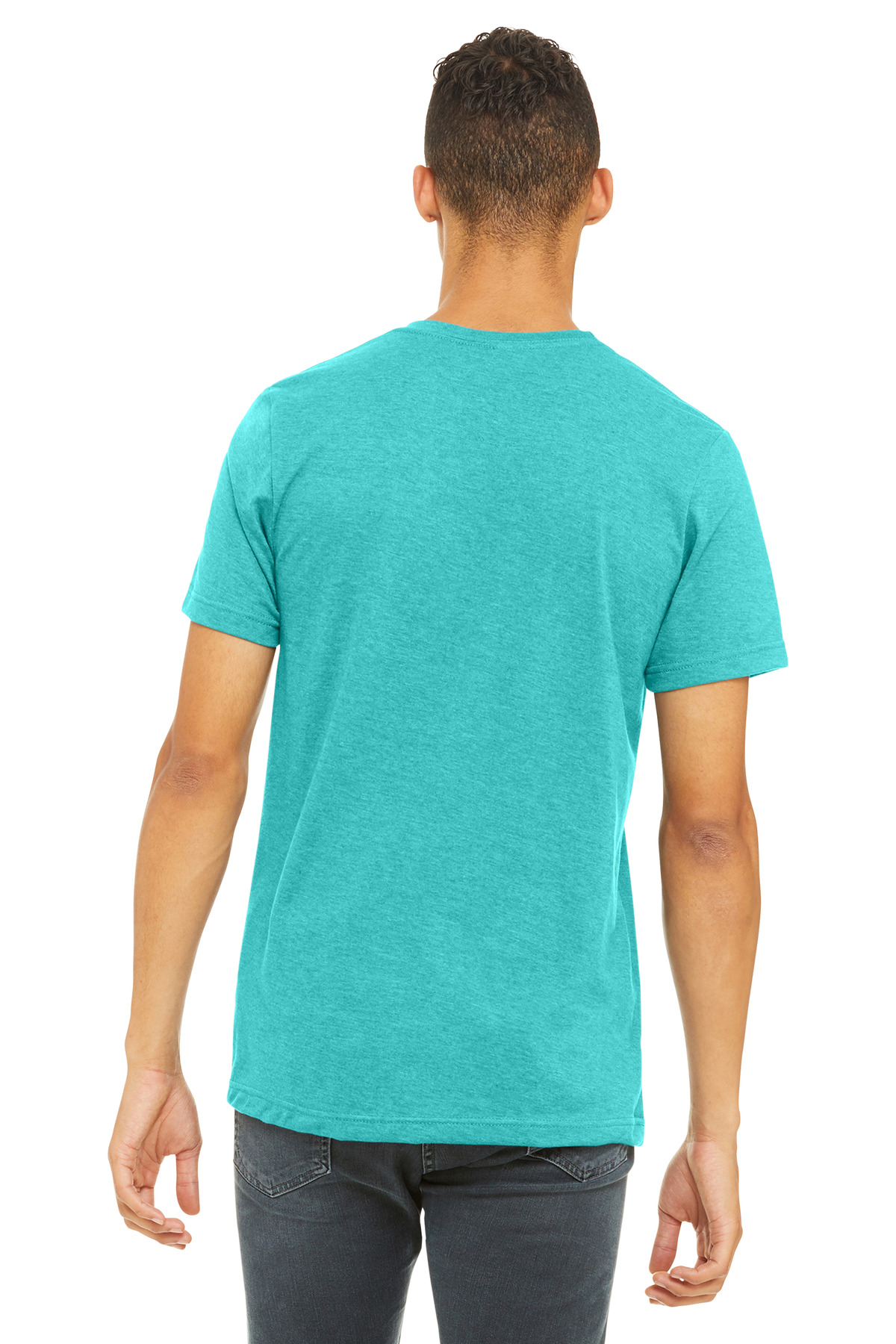 BELLA+CANVAS Unisex Heather CVC Short Sleeve Tee. BC3001CVC 598