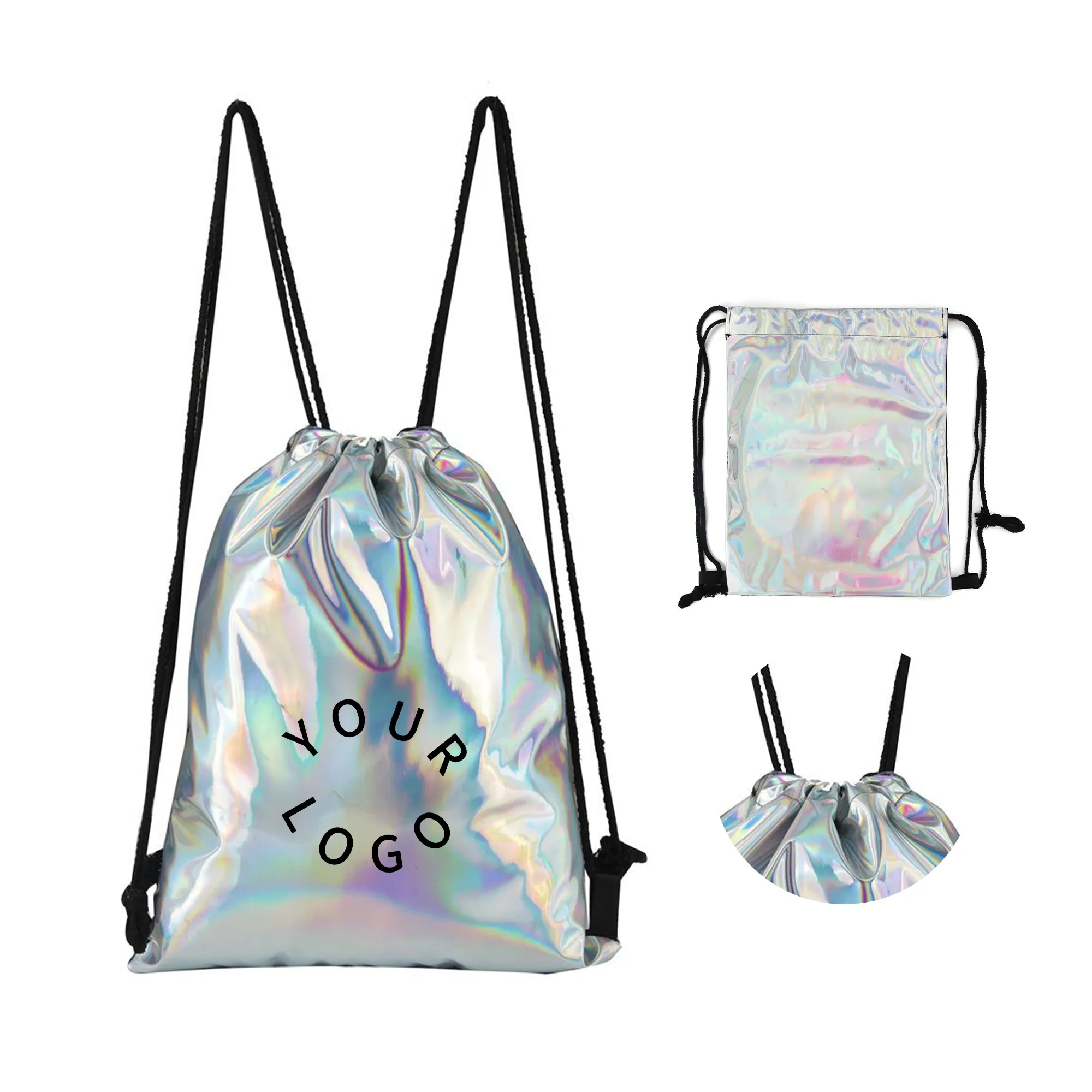 PU Drawstring Backpack 2