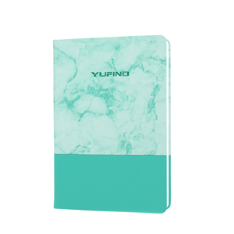 A5 New Marble Splicing PU Leather Business Notepad 6