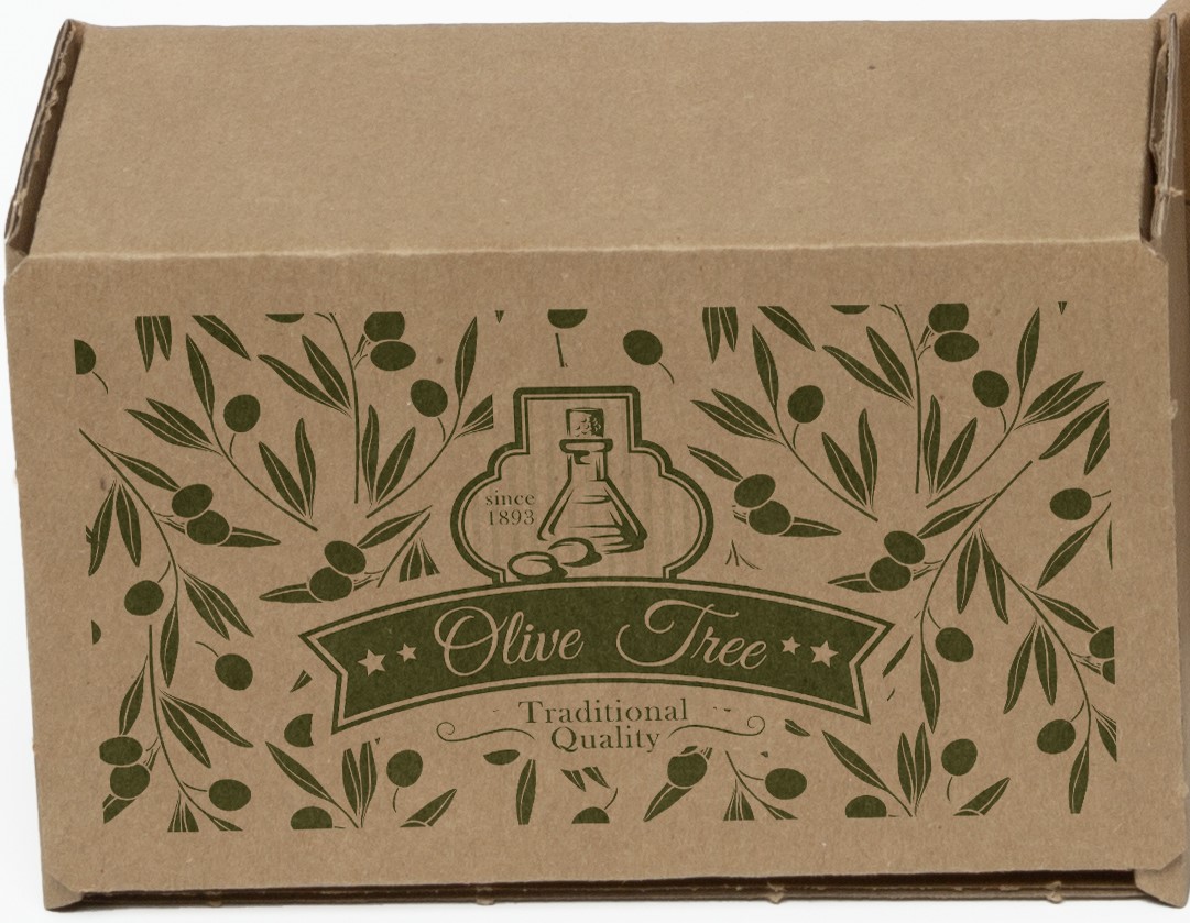 One Color Natural Display Mailer Box w/Outside Lid Imprint (6" x 4" x 3")