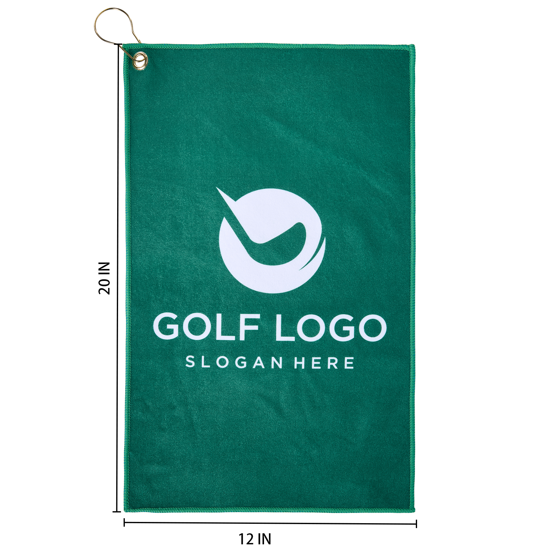 400GSM Full Color Microfiber Golf Towel 9