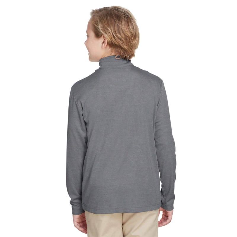 Team 365 Youth Zone Sonic Heather Performance Quarter-Zip 20