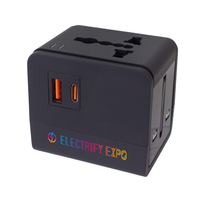 20W Universal Travel Adapter with Type-C 14