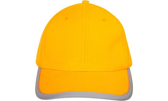 Luminescent Safety Cap with Reflective Trim 2
