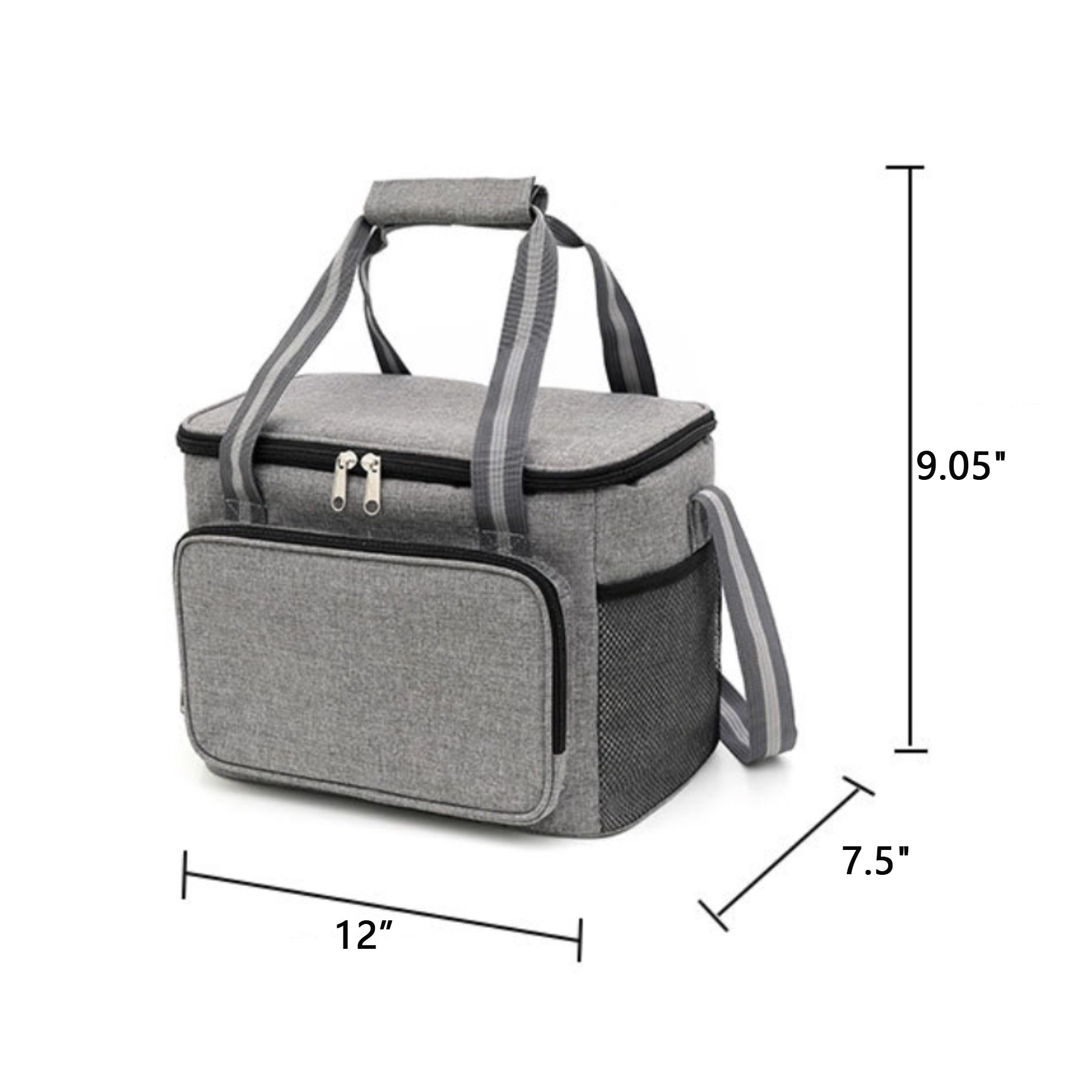 Full Color Insulated 12 Can Beverage Cooler Bag 3