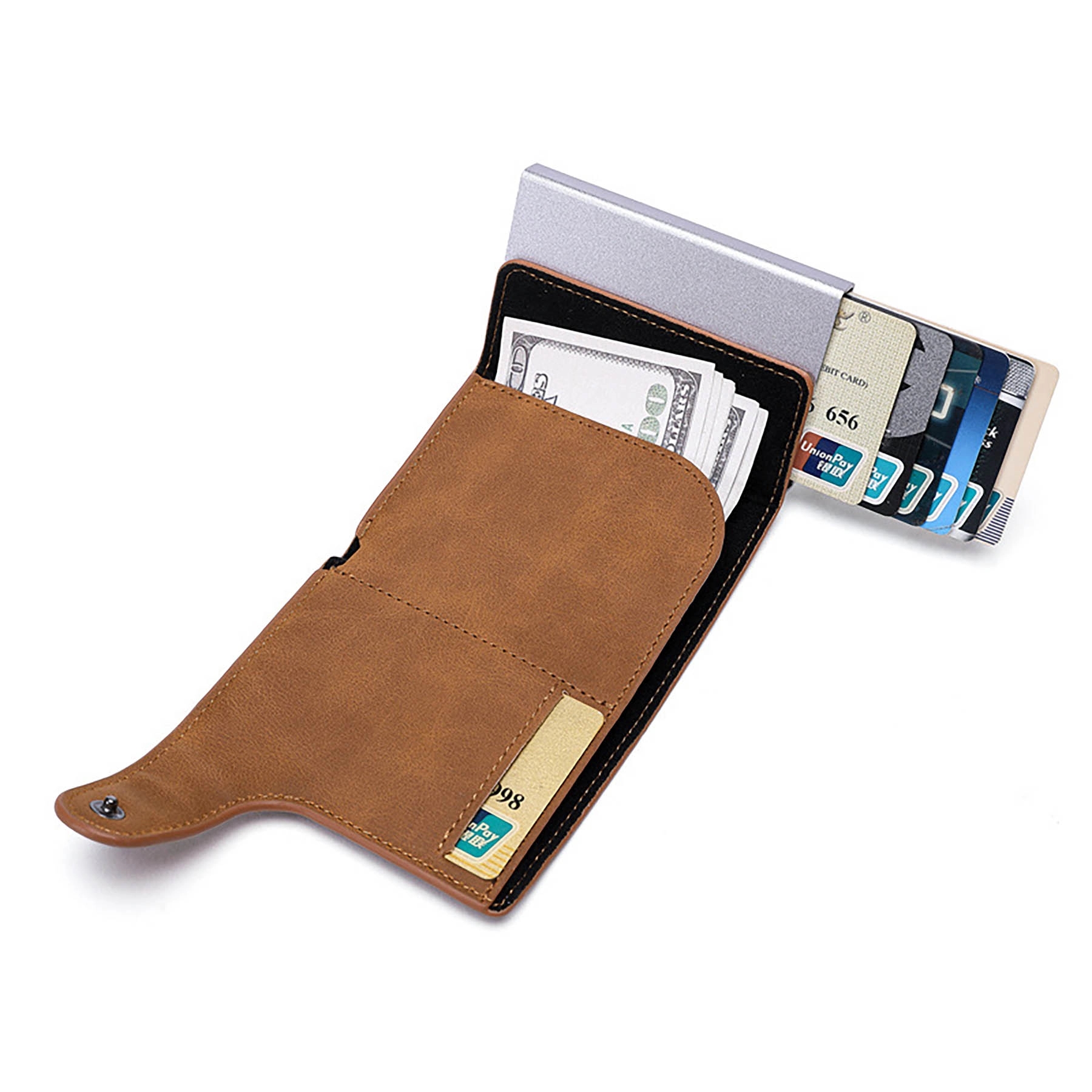 RFID Genuine Leather Wallets for Men 3