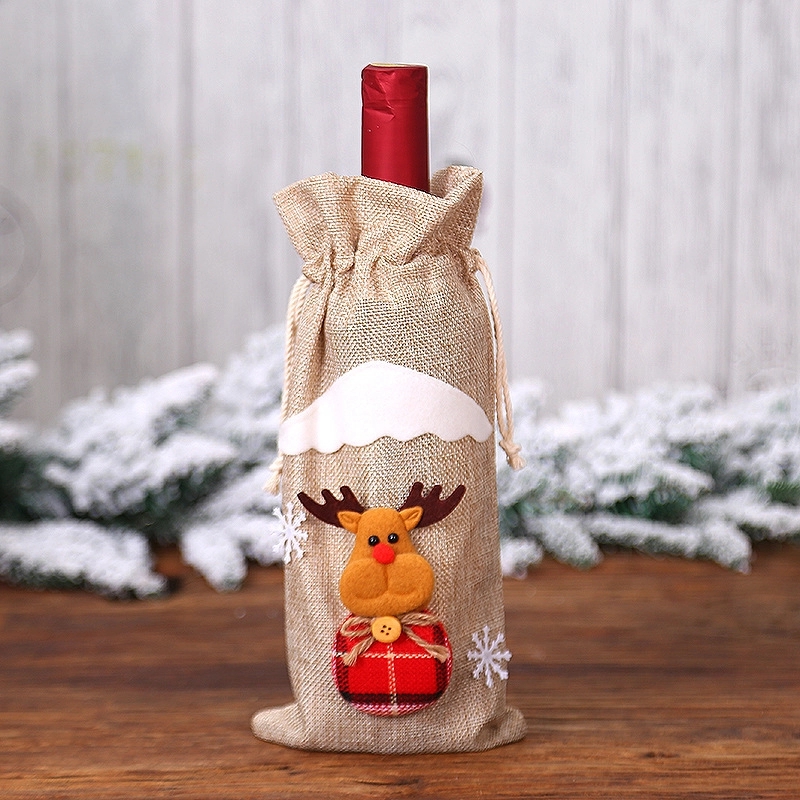 Christmas Wine Bottle Cover 8