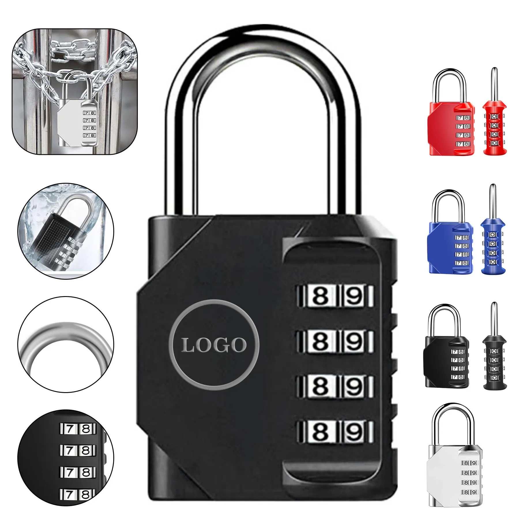 Outdoor 4 Digit Combination Lock 2