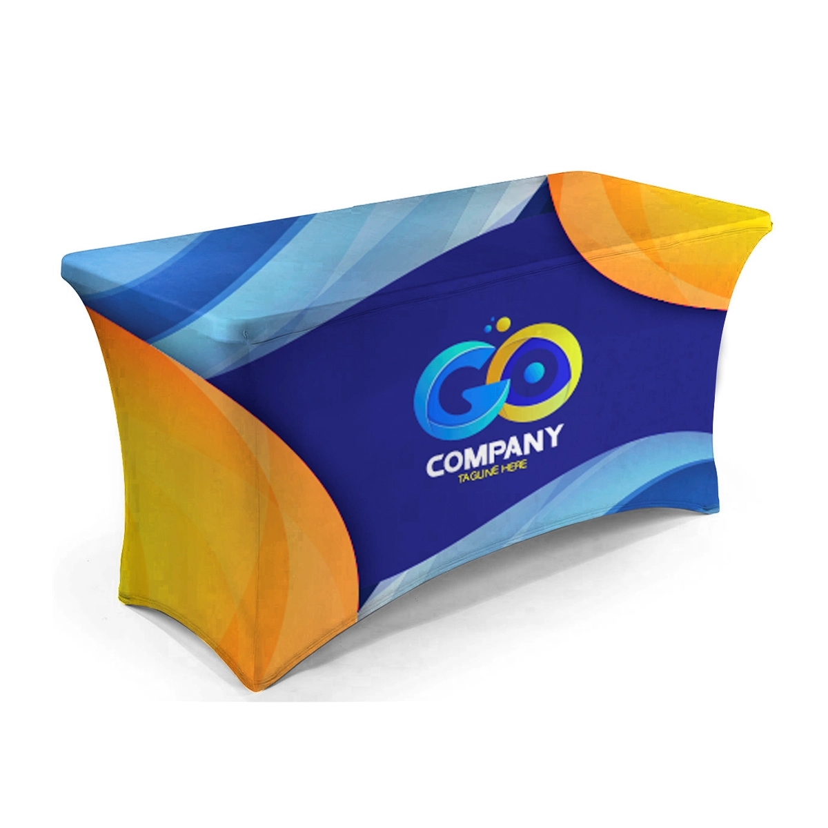 Spandex Poly Table Cover-Full Coverage - Dye Sublimation 2