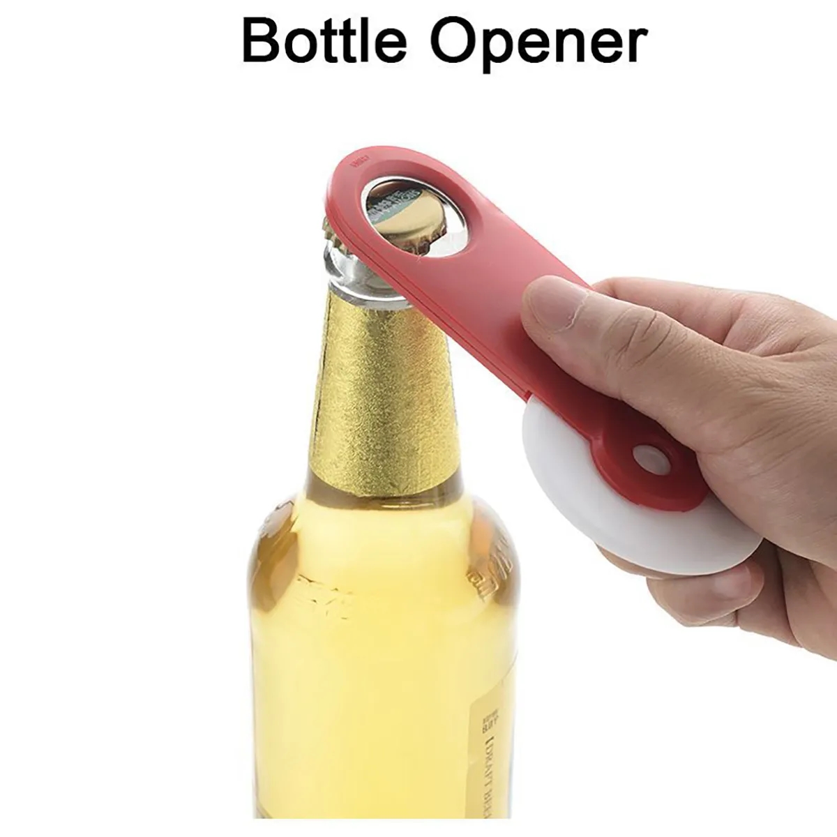 Promotional Eco Friendly Pizza Cutter with Bottle Opener 3