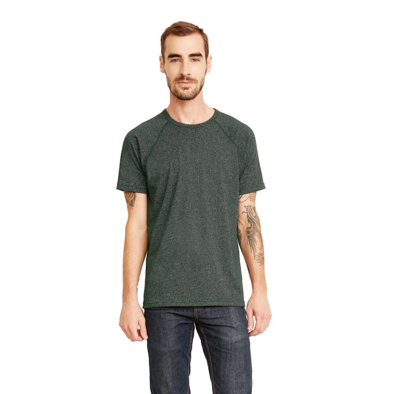 Next Level Apparel Men's Mock Twist Short-Sleeve Raglan T-Shirt 2