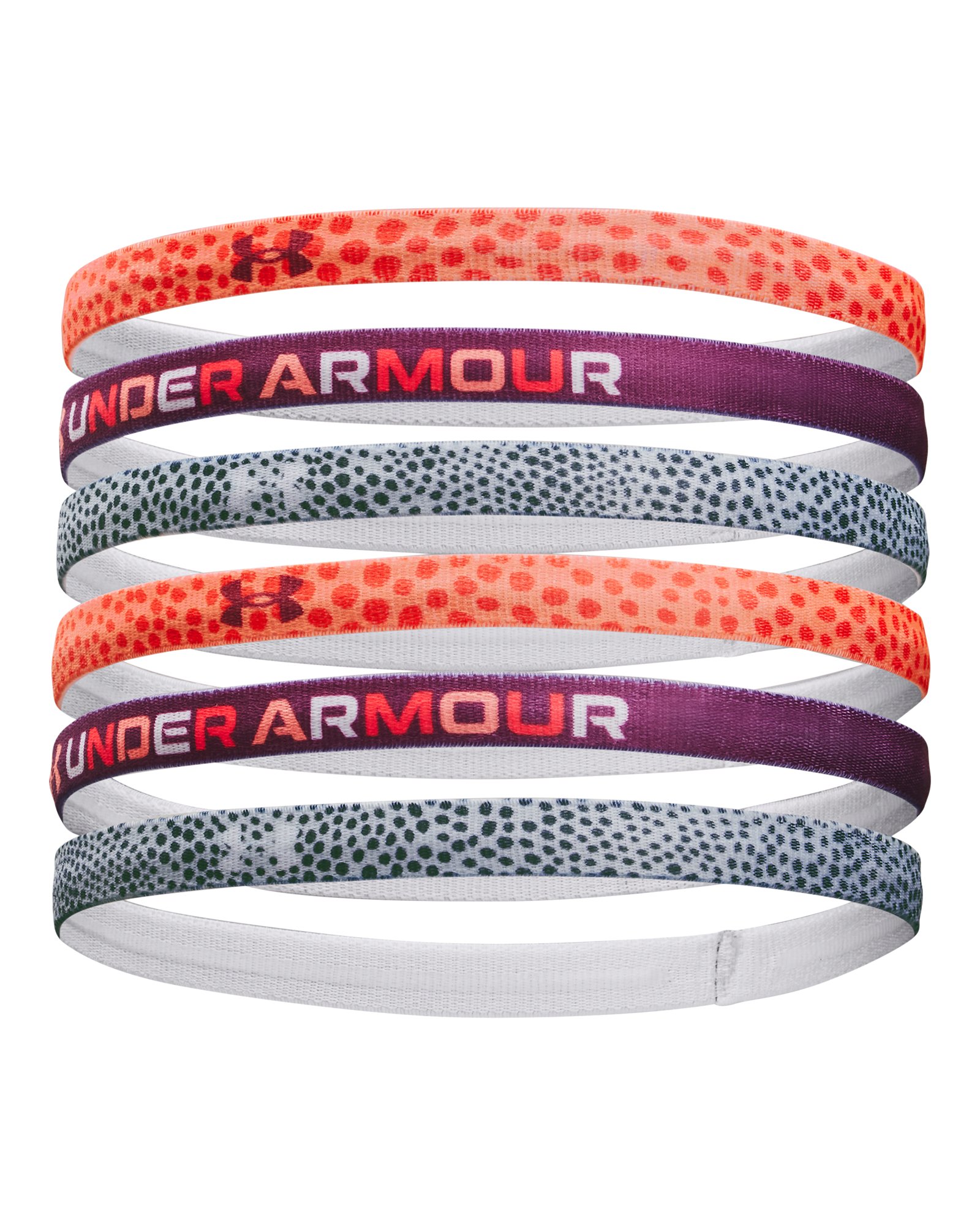 UA Graphic Girls' 6 Pack Headbands 19