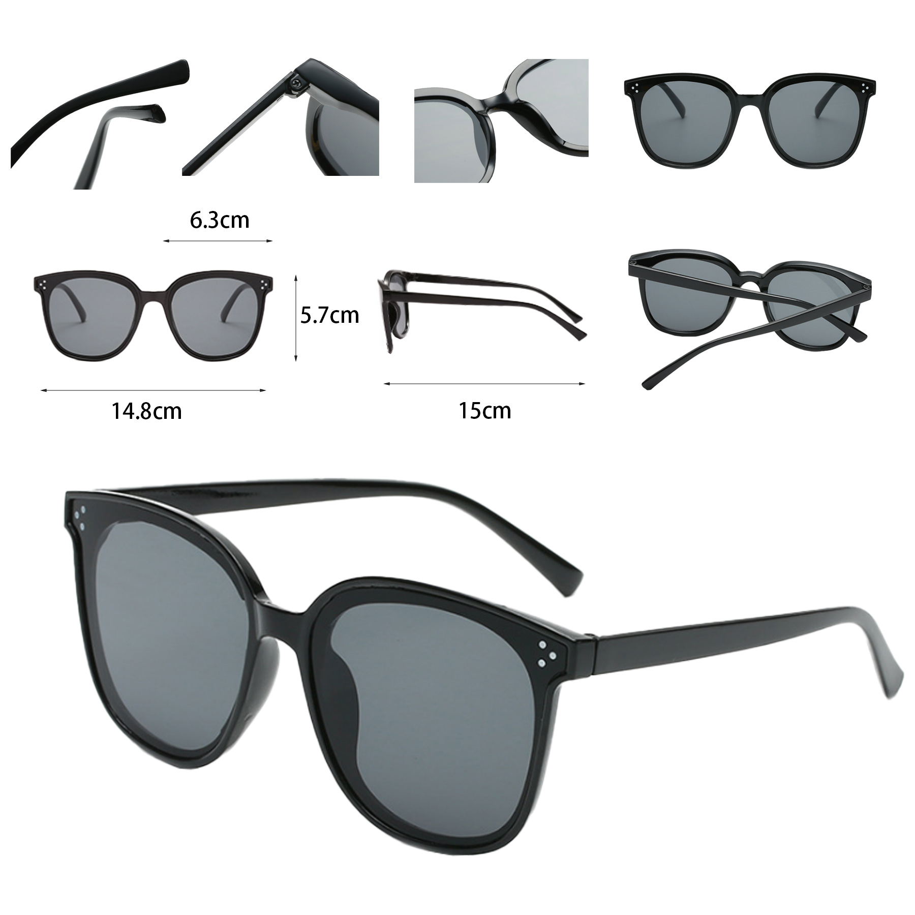 Black Frame Sunglasses 2