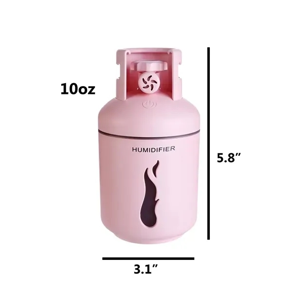 Compact USB Air Humidifier - 10oz Capacity 12