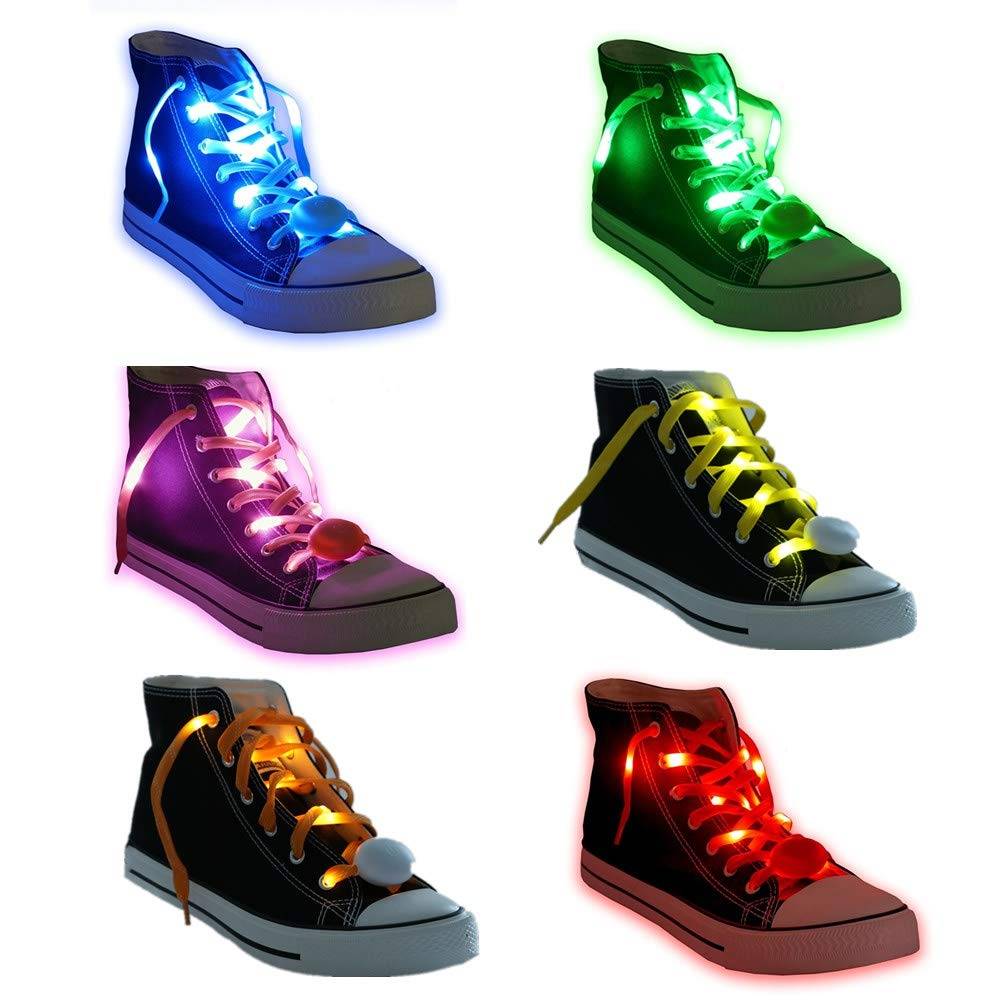 LED Glow Twill Shoelaces 6