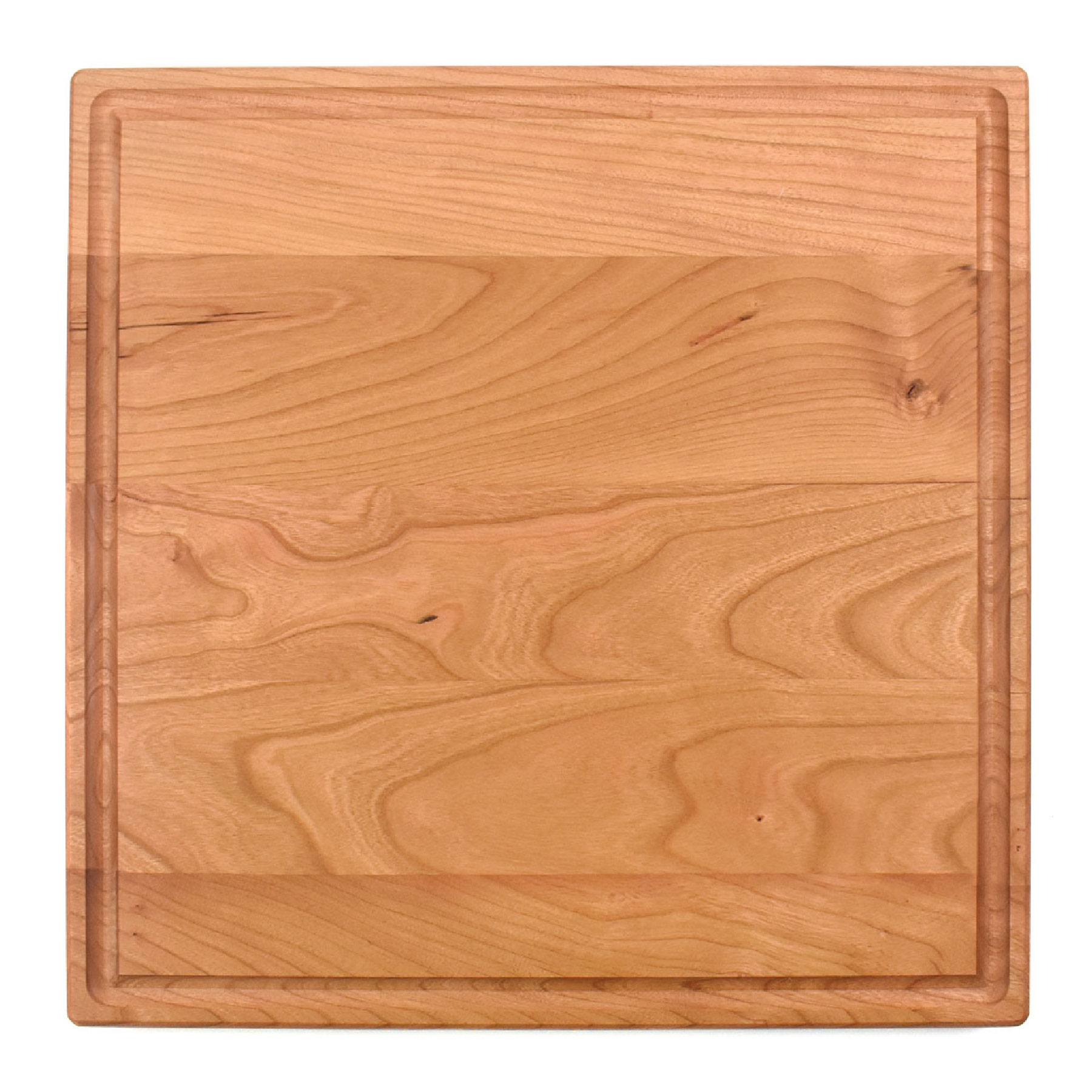 12 x 12" Cherry Square Cutting Board with Juice Groove 6
