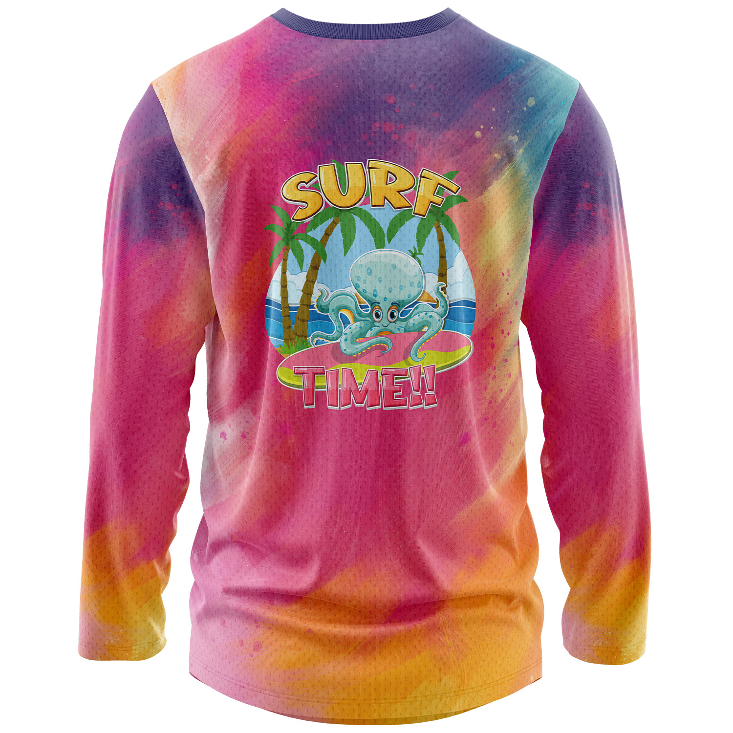 Youth 160 GSM Birdseye Mesh Sublimation Long Sleeve T-shirt 2