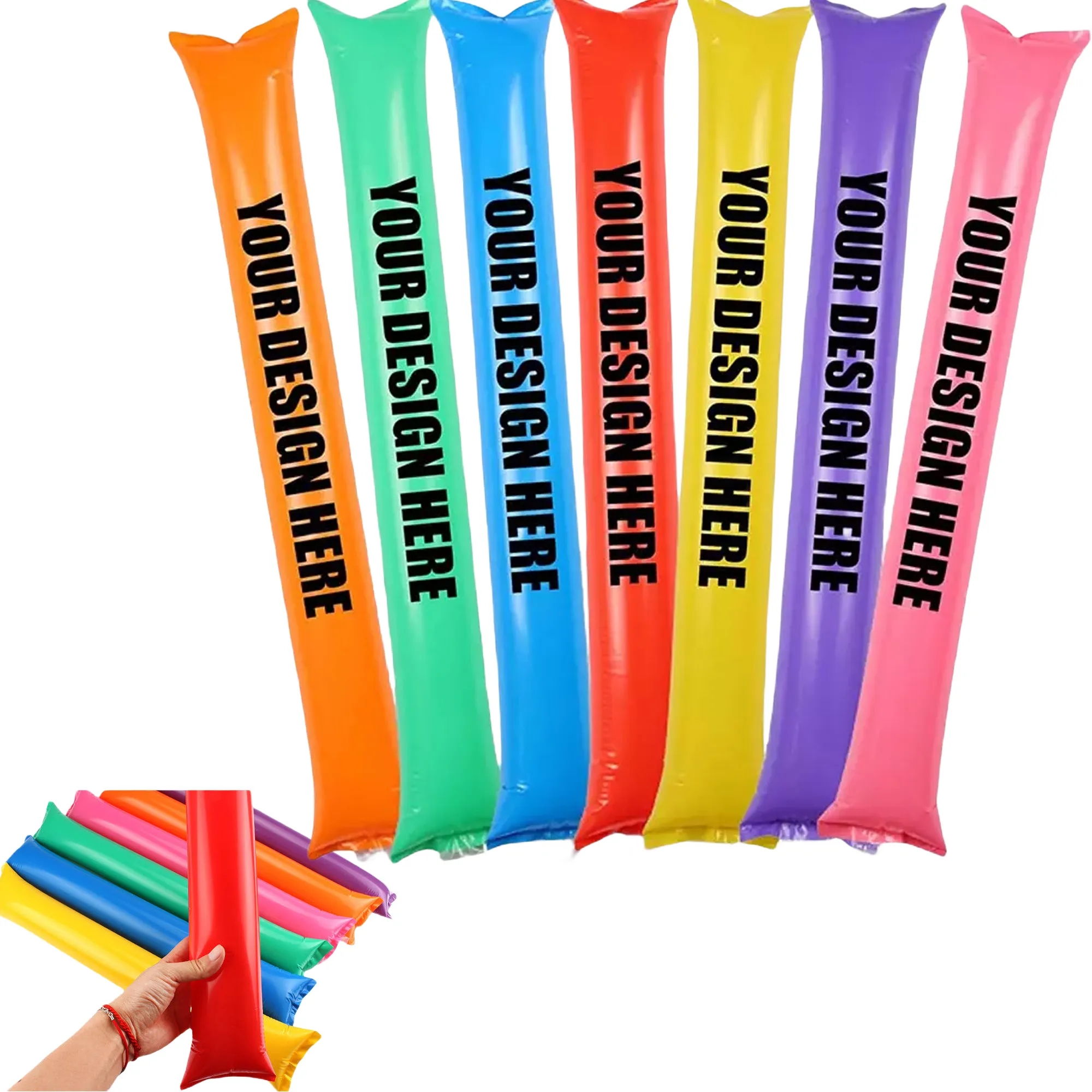 Promotional Logo Inflatable Thunder Sticks 3
