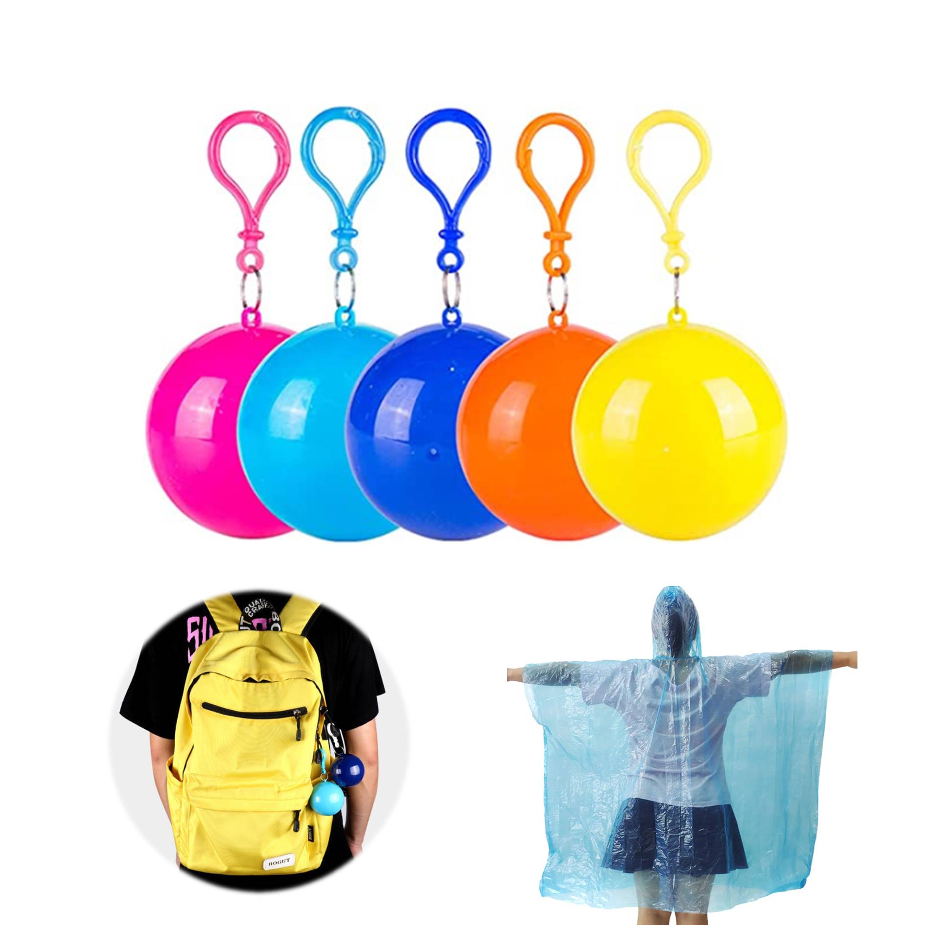 Portable Disposable Raincoats Ball 3