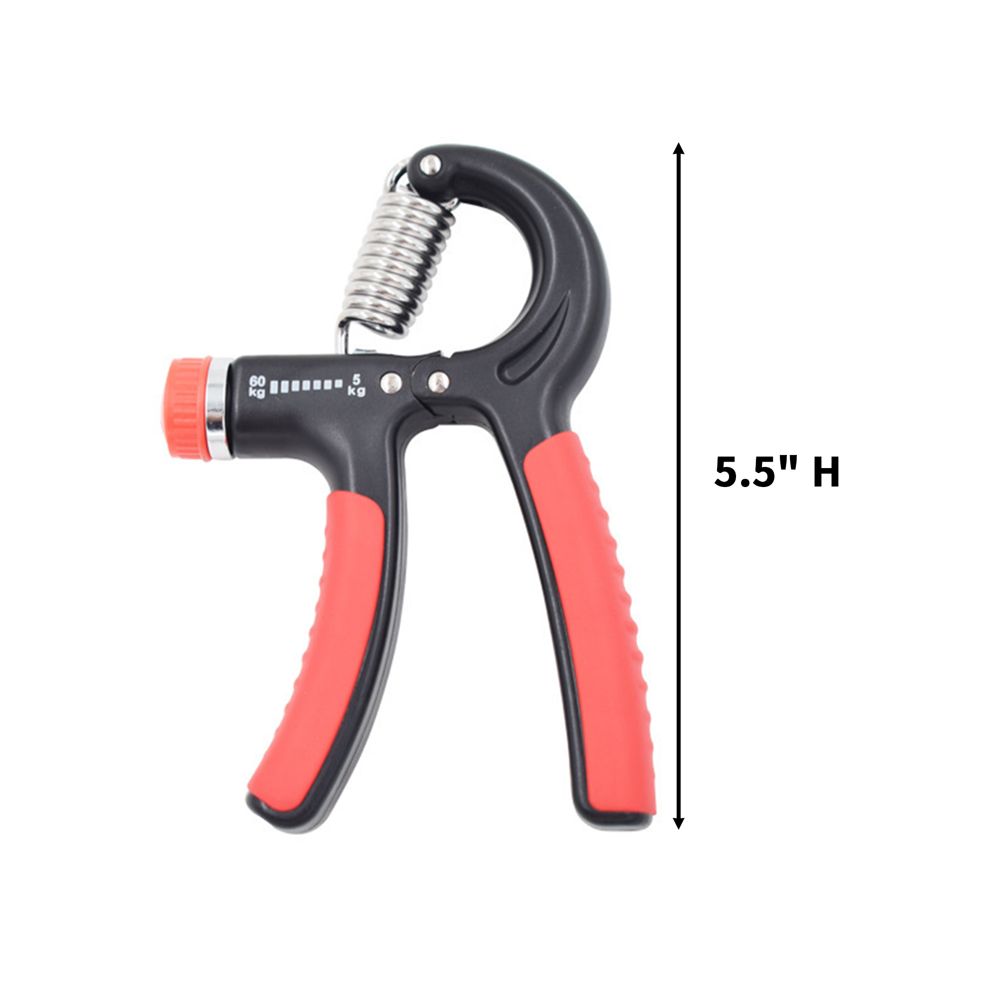 Adjustable Hand Grip Strengthener With Ergonomic Handle 5.5" Height 1