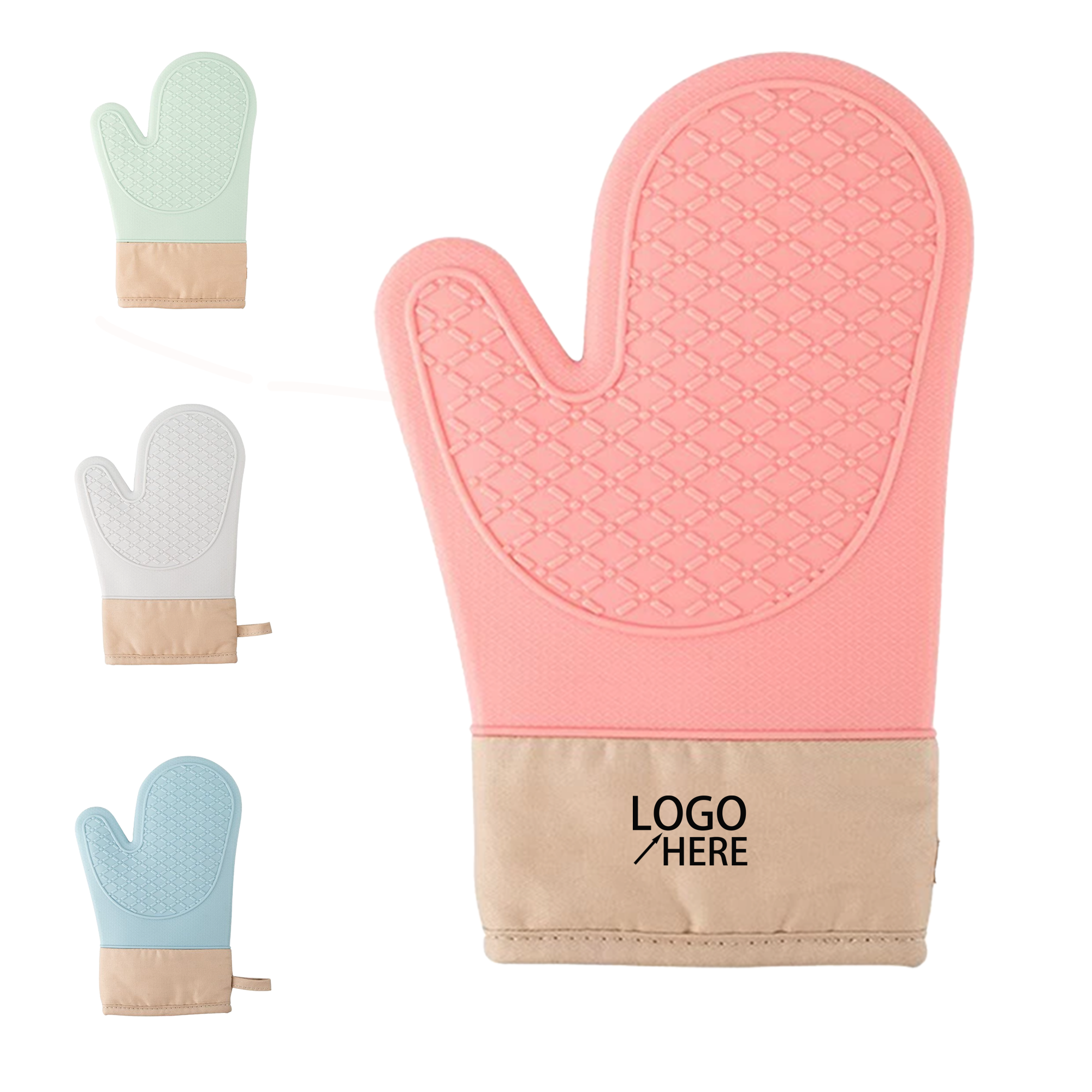 Silicone Kitchen Oven Mitts 2