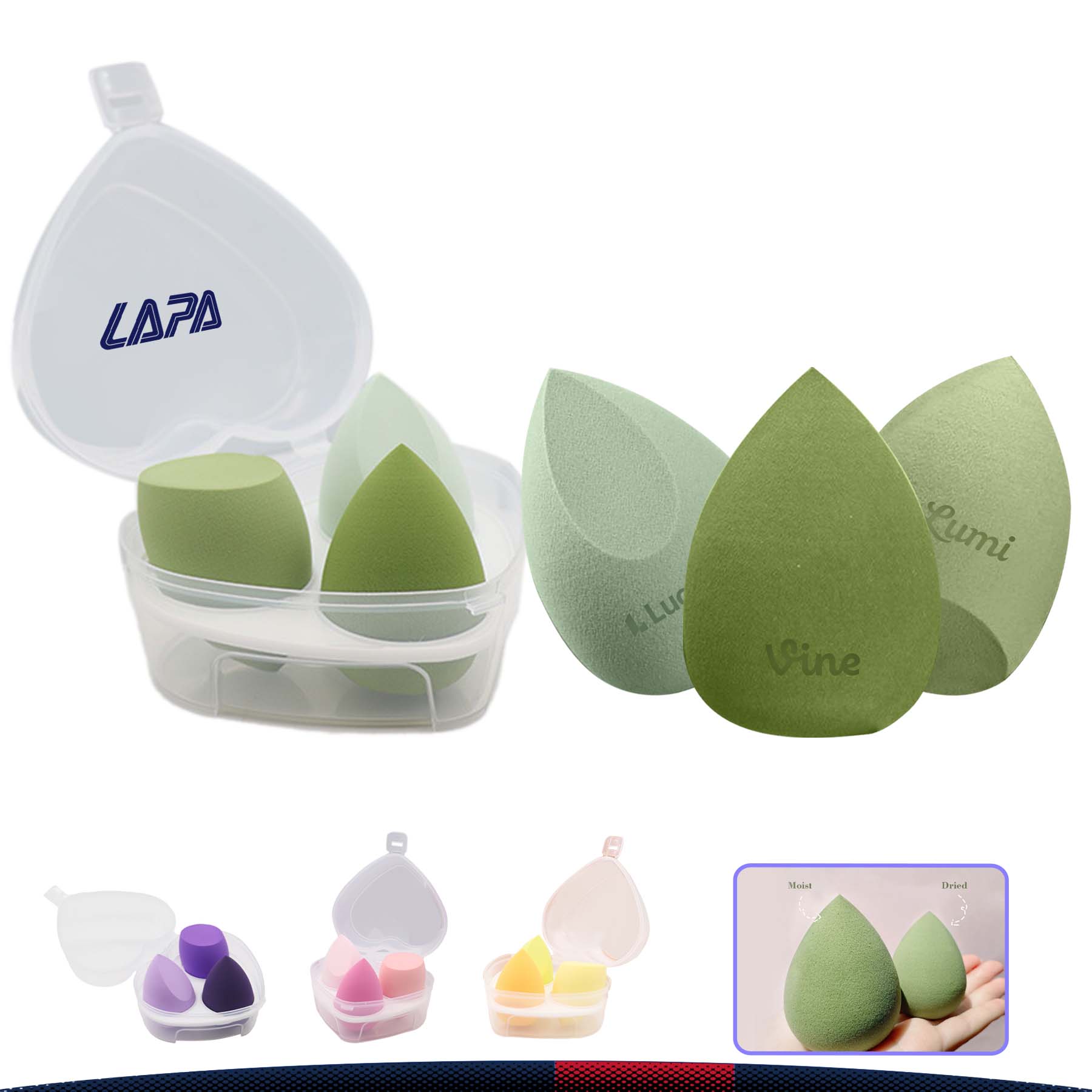 Yarfok Beauty Sponge Set 3