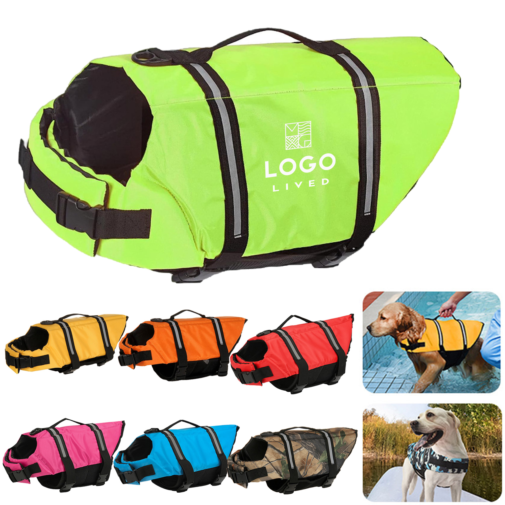 Reflective Adjustable Small Dog Pet Life Jacket 3