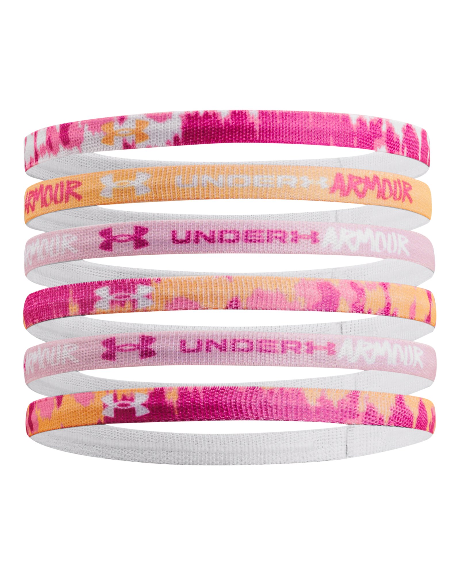 UA Graphic Girls' 6 Pack Headbands 15