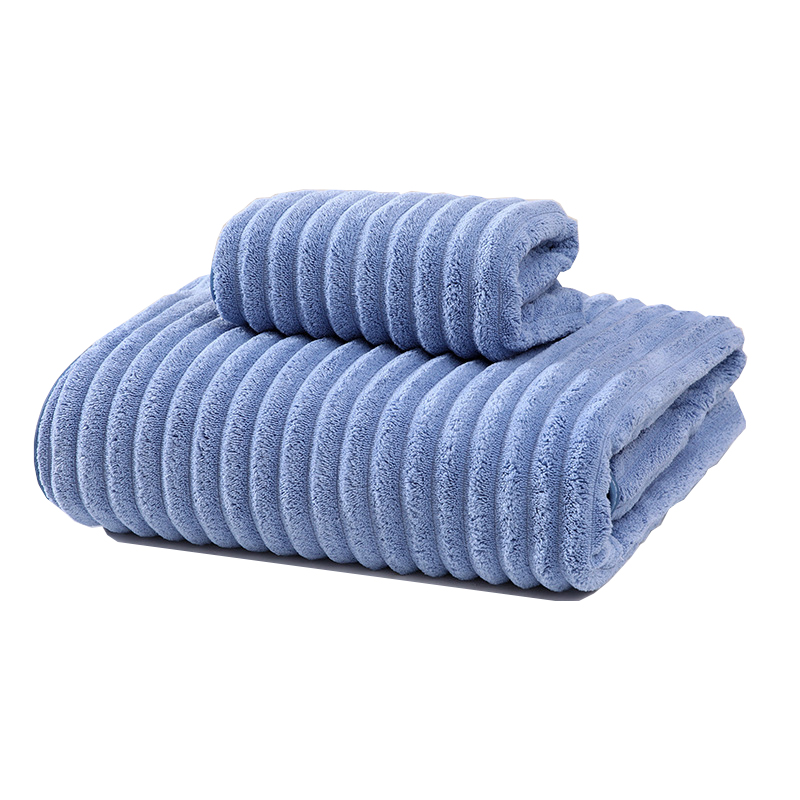 Thickened Coral Velvet Beach Towel 8