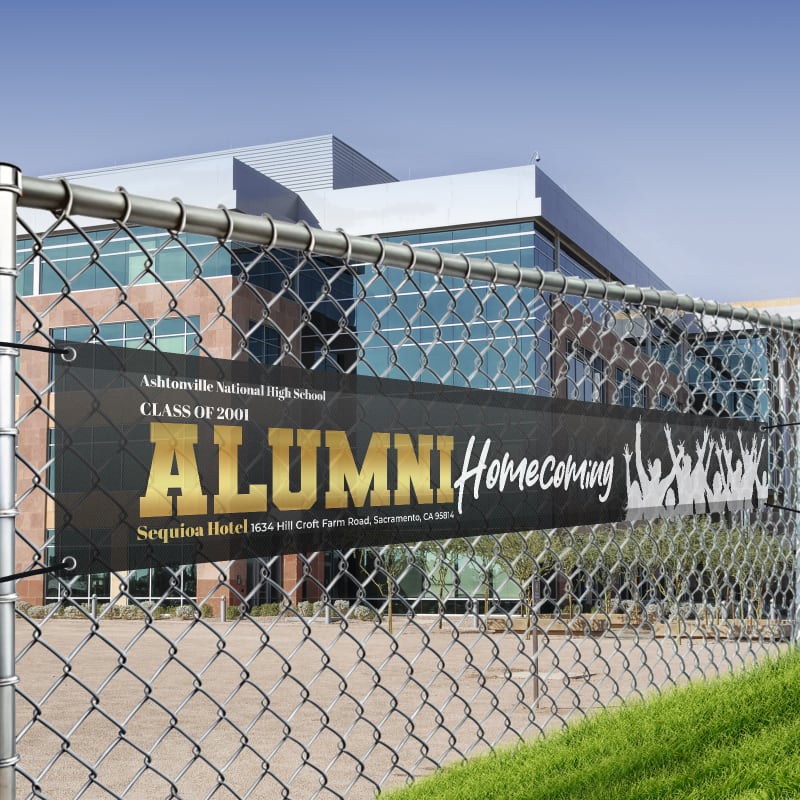 Custom 2' X 16' Mesh Banners 3