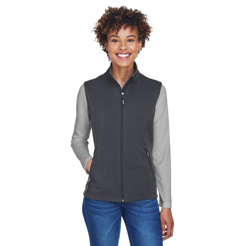 CORE365 Ladies' Cruise Two-Layer Fleece Bonded Soft Shell Vest 11