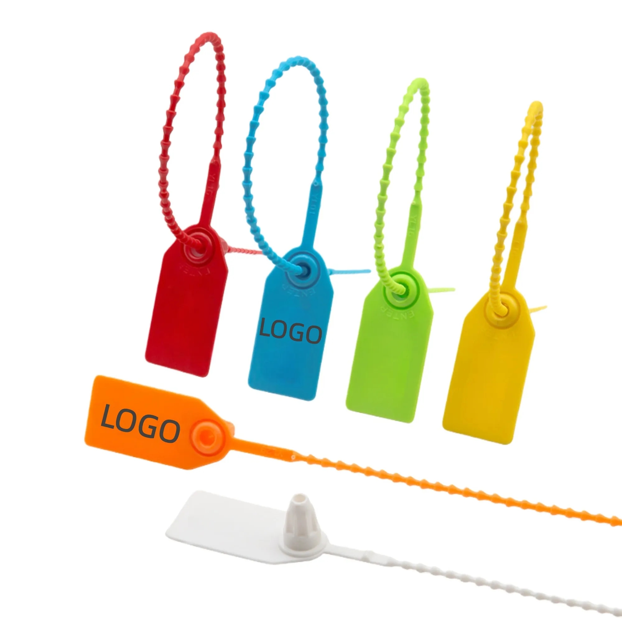 Disposable Plastic Clothes Security Seals Anti Tamper Tags