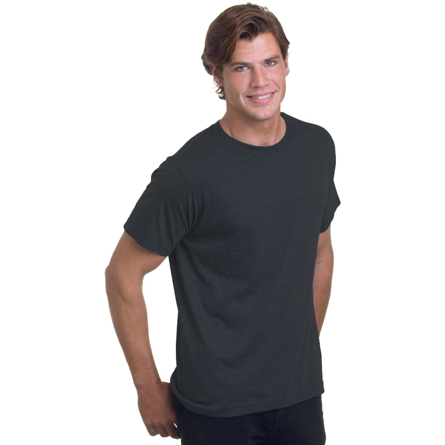 Super Soft USA-Made Fine Jersey Crew T-Shirt