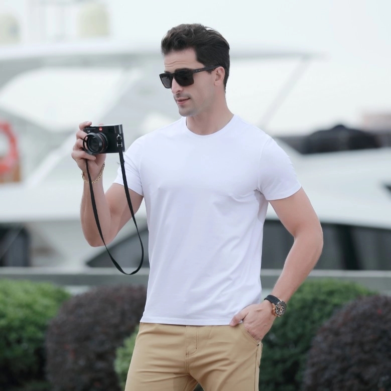 Cotton Crew Neck Short Sleeve T-Shirts 5