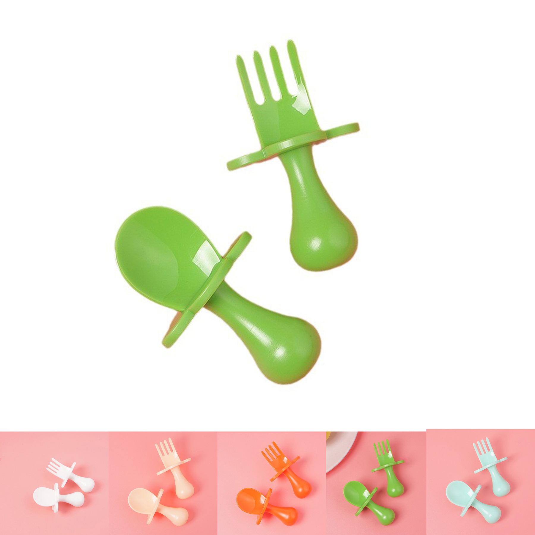 Toddler Baby Spoons and Forks Set 1