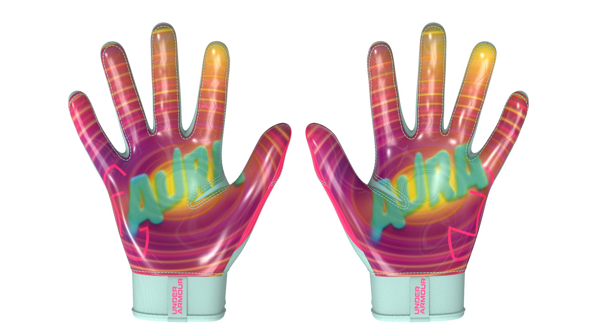 UA Blur LE Kids' Football Gloves 4