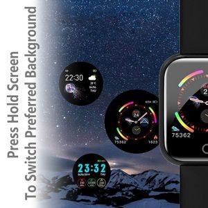 Wireless Fitness Tracker Smart Watch Band Sport Bracelet With Ergonomic Touch Screen 16