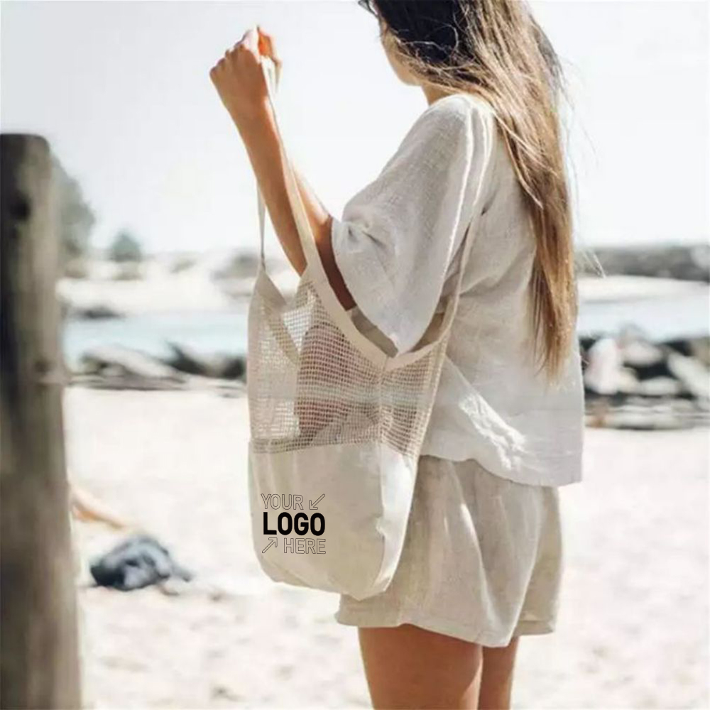 Reusable Cotton Mesh Grocery Bags 1