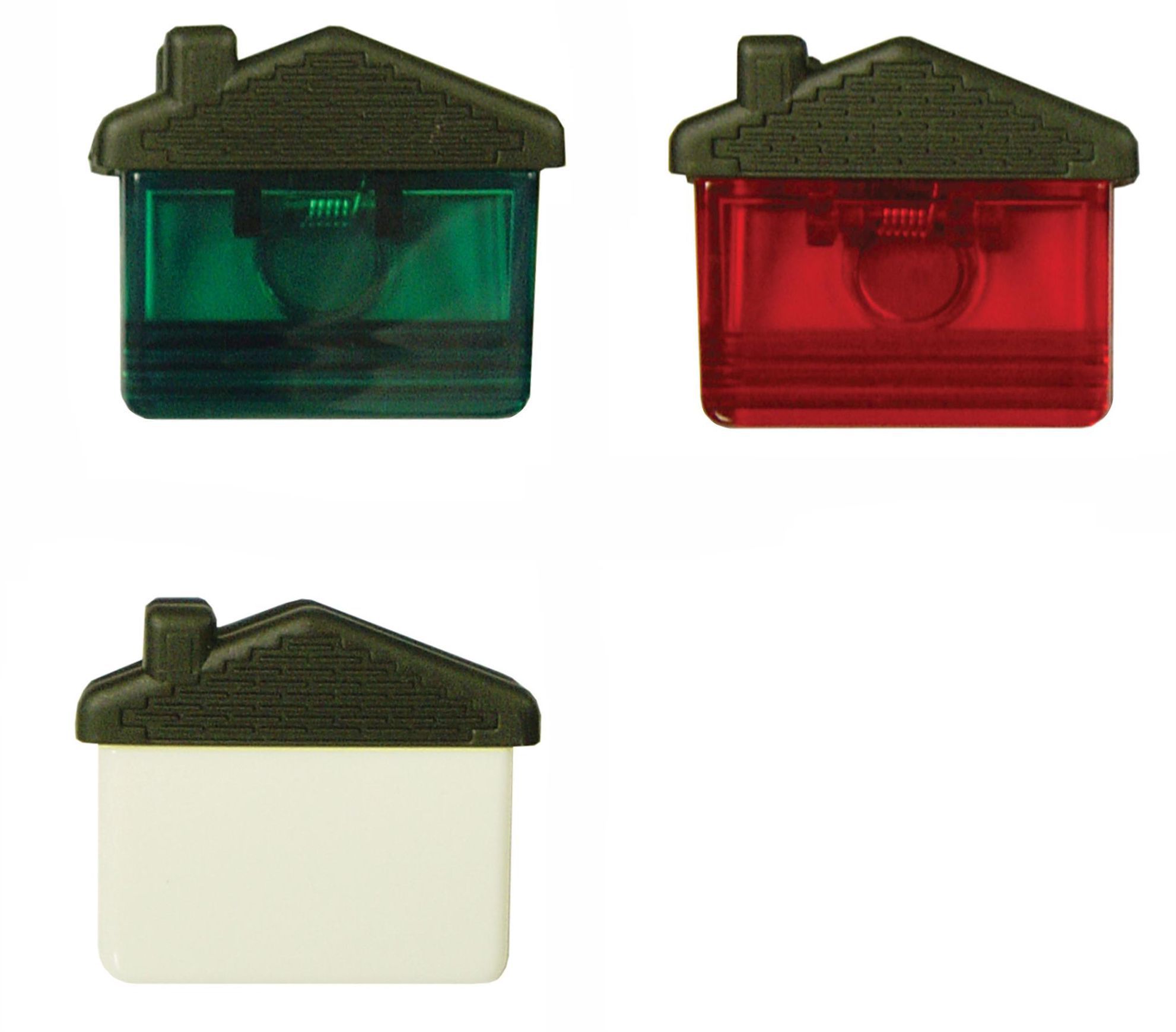 Magnetic House Shaped Memo Clips 2