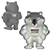 Wolf Mascot Stress Reliever 4