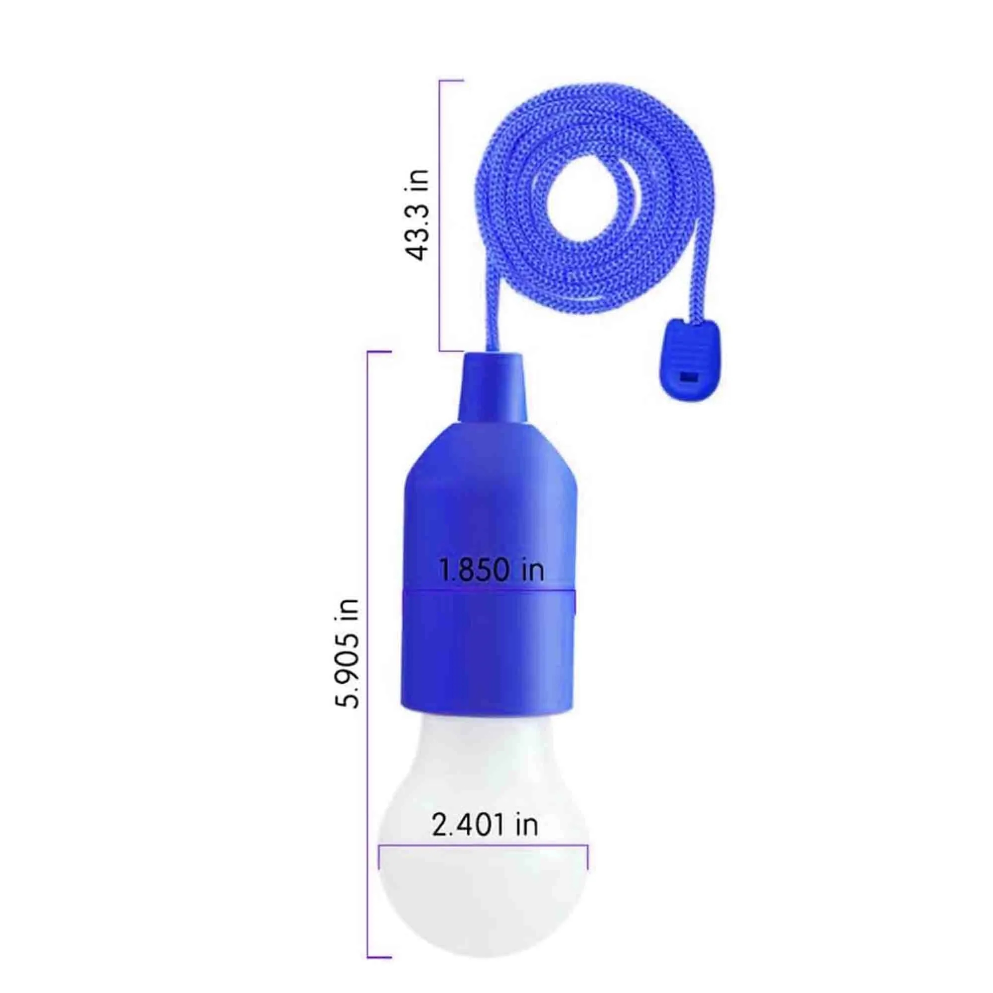 Adjustable LED Pull Cord Light Bulb 2