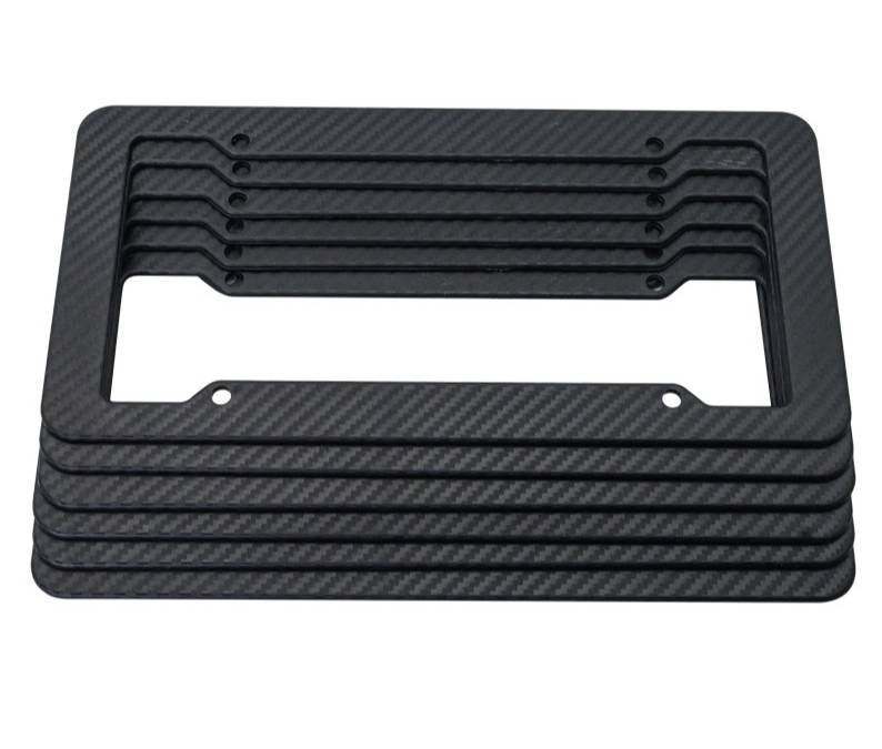 Carbon Fiber License Plate Frame 4