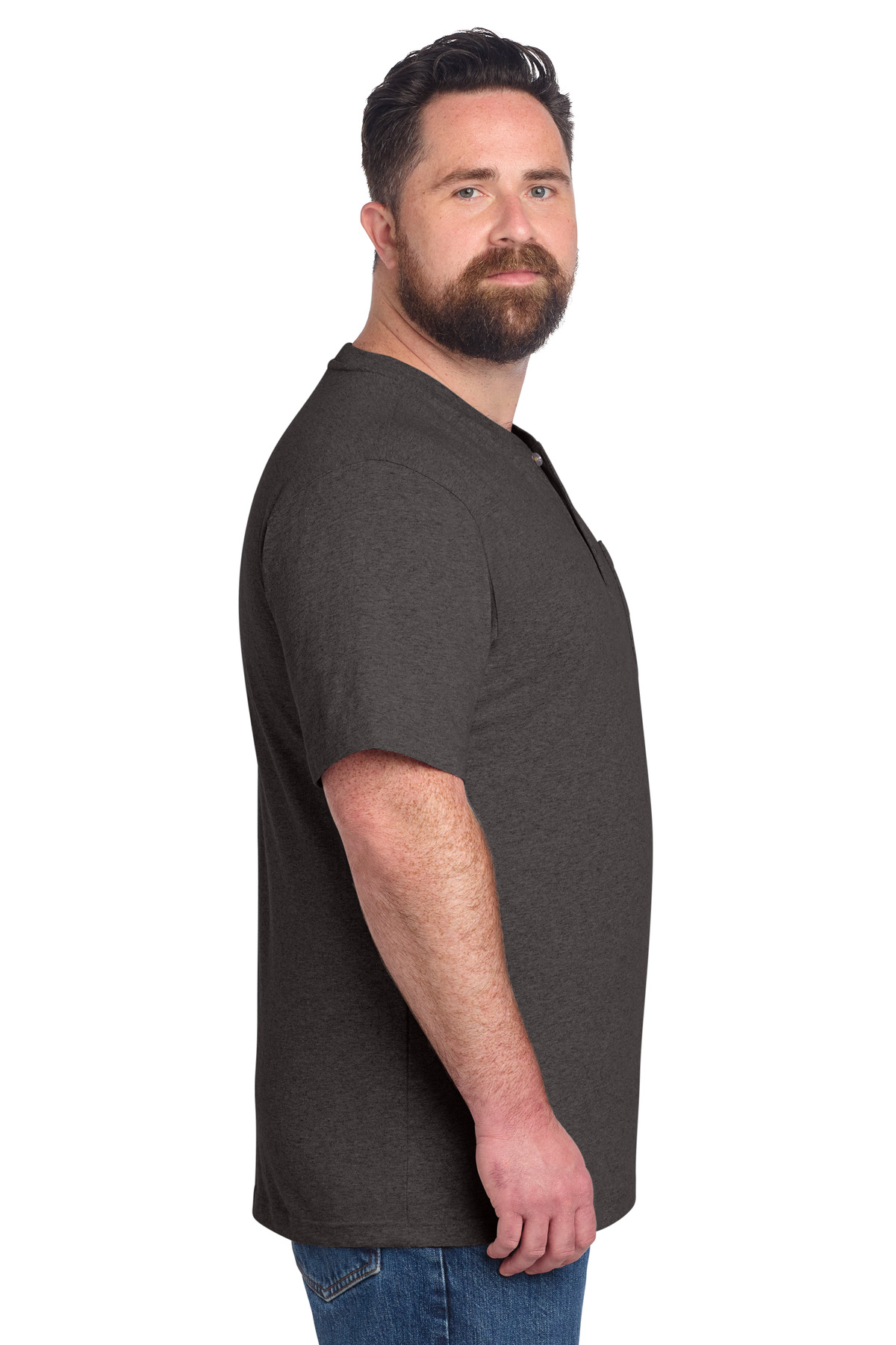 Carhartt Short Sleeve Henley T-Shirt CTK84 7