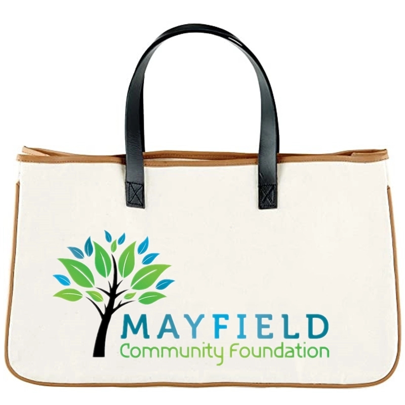 Canvas Tote Bag Beach, custom tote bag with logo imprint 4