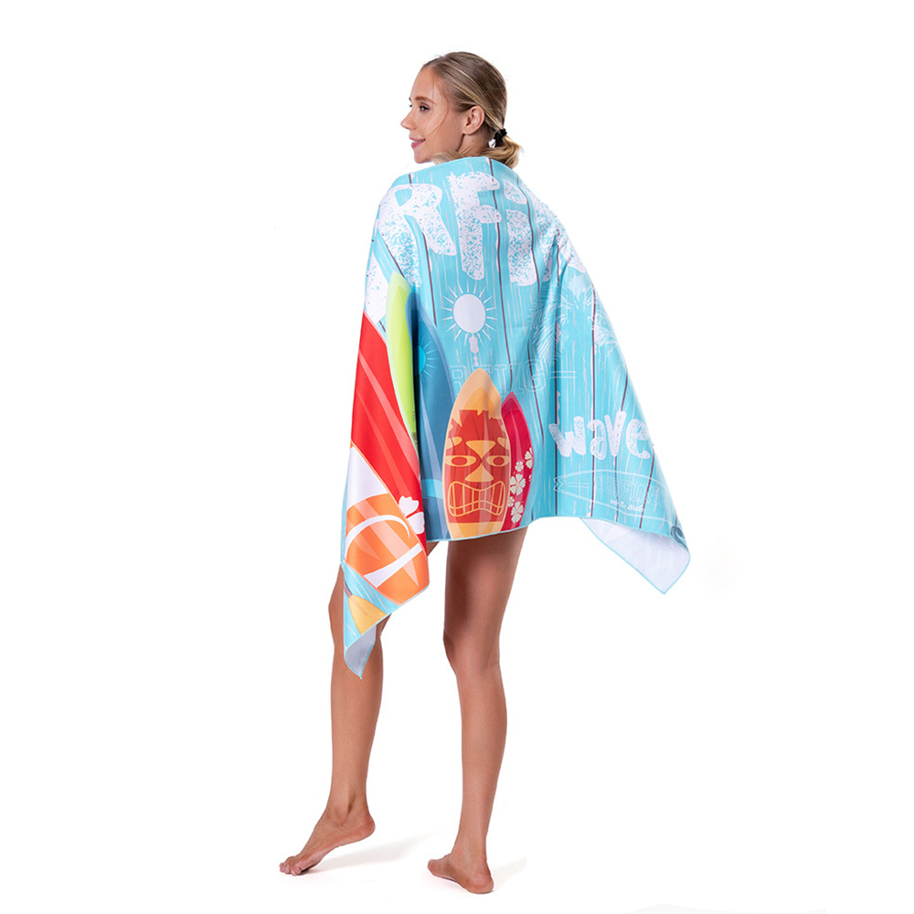 Full color print 59'' x 29'' 450g beach towel 4