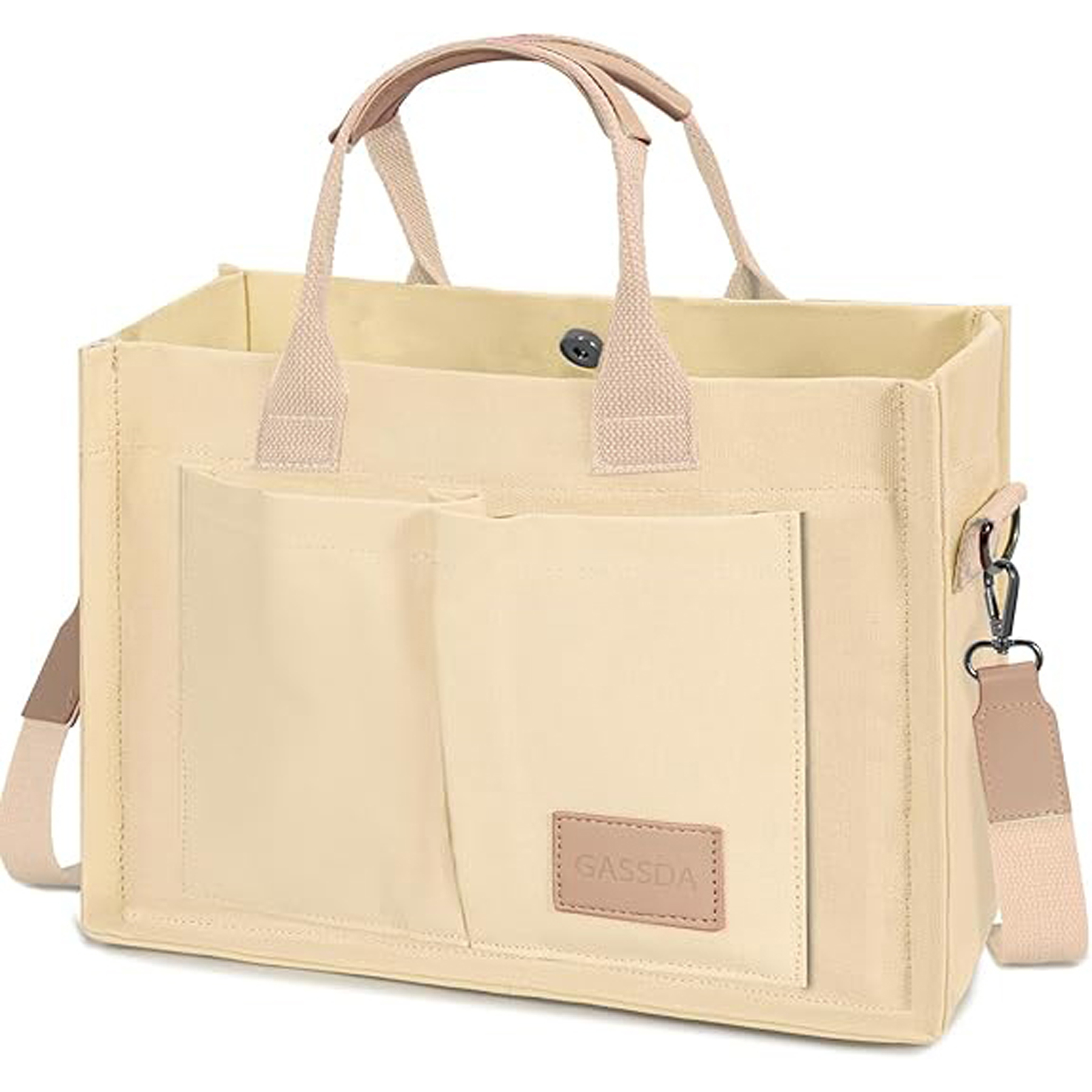Canvas Single Shoulder Handbag, custom tote bag with logo imprint 4