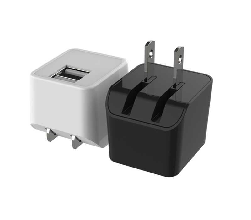 Dual Port USB Foldable Wall Plug Charger 4
