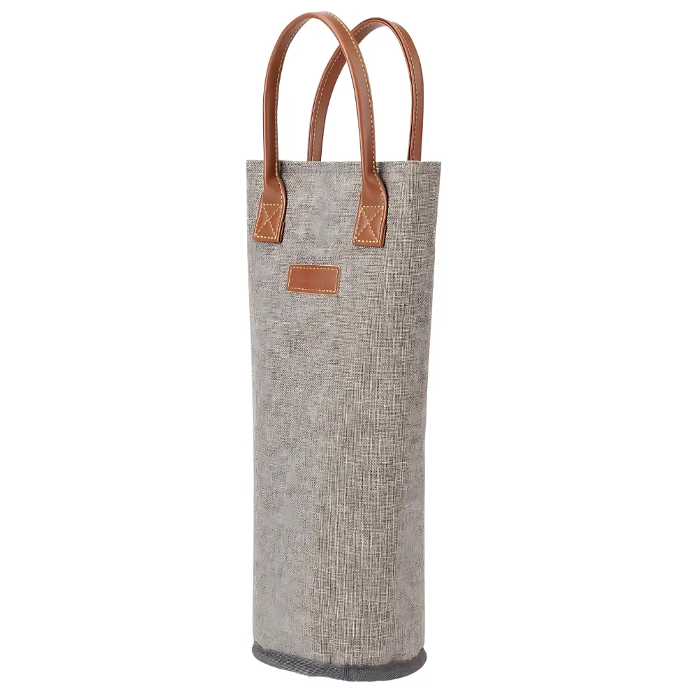 1-Bottle Insulated Wine Tote Carrier 4