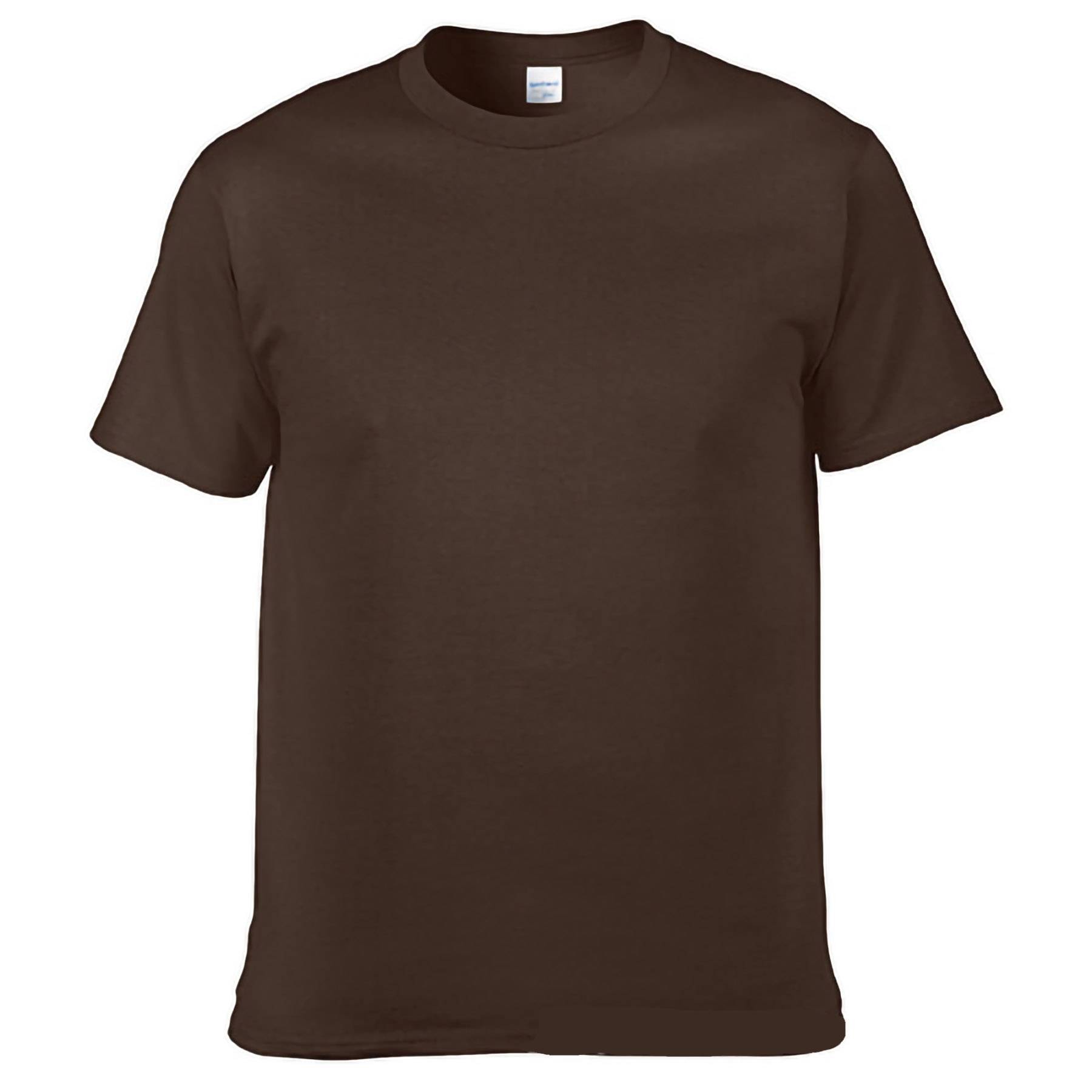 Men's Cotton Solid Color Crew Neck T-Shirt 12